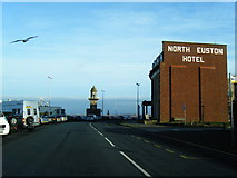 SD3348 : The Esplanade, North Euston Hotel and Lighthouse by Colin Pyle