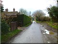 Nore Wood Lane looking south from Courthill Cottages