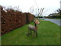 "Rudolph" on a grass verge at Bentworth