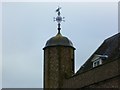 Tower with weather vane on Slindon College