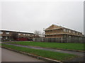 Houses under repair on Grassington Close, Hull