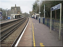 SU9643 : Godalming railway station, Surrey by Nigel Thompson