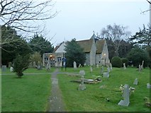 SU8404 : Church of St Peter and St Mary Fishbourne by Dave Spicer