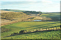 Farmland and main rail line between Aberdeen and Dundee