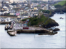 SS5247 : Ilfracombe harbour, Lantern Hill and town. by Pat Barrow
