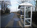 New bus shelter on Barnsley Road