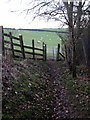 Gate on the Bernwood Jubilee Way