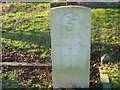 ST4698 : Gravestone in Kilgwrrwg churchyard by Jeremy Bolwell