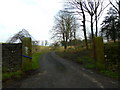 Road to Old Gledstone Stables and South Lodge