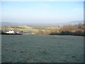 ST4798 : Above Cwm Vagor farm near Wolvesnewton in January by Jeremy Bolwell