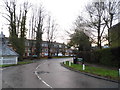 Woodmansterne Lane at the junction of Park Road