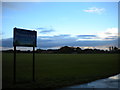 Early evening in Western Park, Leicester