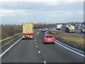 SP5519 : Slip Road to M40 at Junction 9 by David Dixon