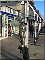 A cherub in Lord Street, Southport