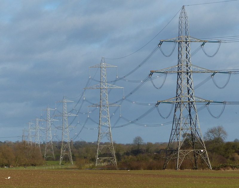 Pylons crossing farmland near Thurcaston © Mat Fascione :: Geograph ...