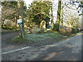 Stone sculpture by the car park for the Biodynamic Agricultural College