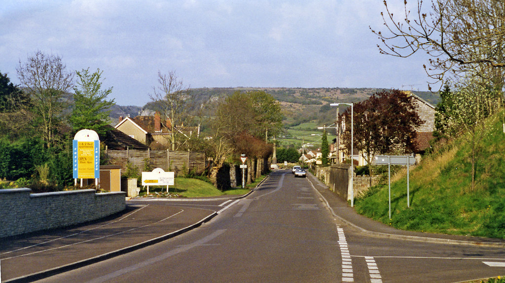 Site of Cheddar station, 1995 © Ben Brooksbank :: Geograph Britain and ...