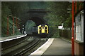 Train arriving at London Road, Brighton