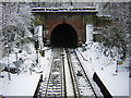 Tunnel mouth at Sydenham Hill station