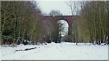 SO7038 : Part of Ledbury railway viaduct by Jonathan Billinger
