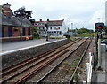 Gloucester Road level crossing viewed from  Avonmouth railway station, Bristol