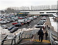 Down the steps to Morrisons Cwmbran