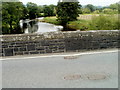 Year 1819 inscribed on the wall of Bont ar Towy, Llangadog