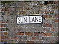 Sun Lane sign