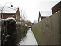 A passage leading to Ridgeway Road, Hull