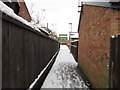 A path leading to Lees Walk, Hull