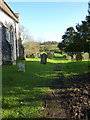 Path on the south side of the church of St. Peter and St. Paul, Ospringe