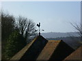 Roofs and weather cock at Whitters Farm