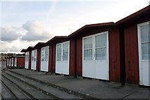 SZ0379 : Beach huts along Shore Road, Swanage by Phil Champion