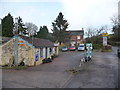 Old style rural filling station in the Usk Valley north of Llantrisant