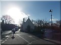 Building on the corner of Gallery Road and Burbage Road