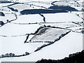 Farmland near Preston from the air