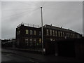 Rear of Wimborne Junior School as seen from Evans Road