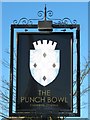 Sign for The Punch Bowl, Edmondbyers