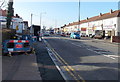 A long row of shops, Southmead Road, Bristol