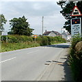 Western boundary of Llangadog