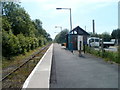 Llangadog railway station viewed from the SE