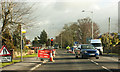 Roadworks in Clayton-le-Woods