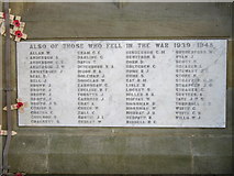 NU2604 : The War Memorial at Amble by Ian S