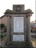 NU2604 : The War Memorial for Radcliffe at Amble by Ian S