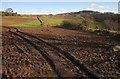 Line of footpath near Pepperdon Farm