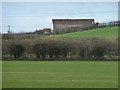 New building on the hillside above Toulston