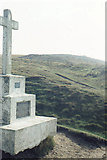 SW6423 : South of Loe Bar: monument to HMS Anson by Christopher Hilton