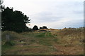 Path over the sea bank into Humberston Fitties