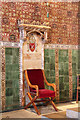 TQ3190 : St Mark, Noel Park - Bishop's throne by John Salmon