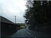 SH9476 : A548 looking south near Abergele by Colin Pyle